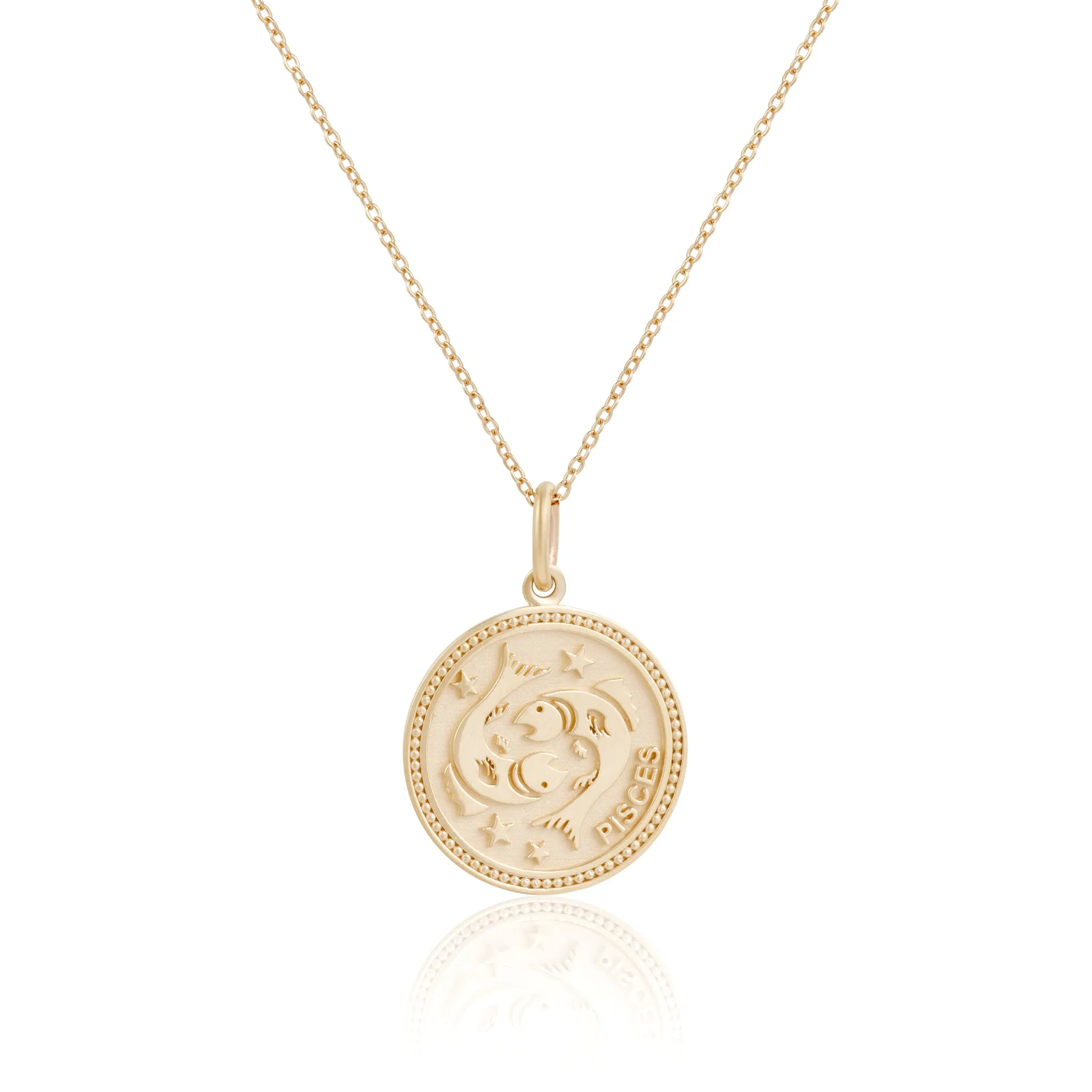 14k Fine Zodiac Necklace