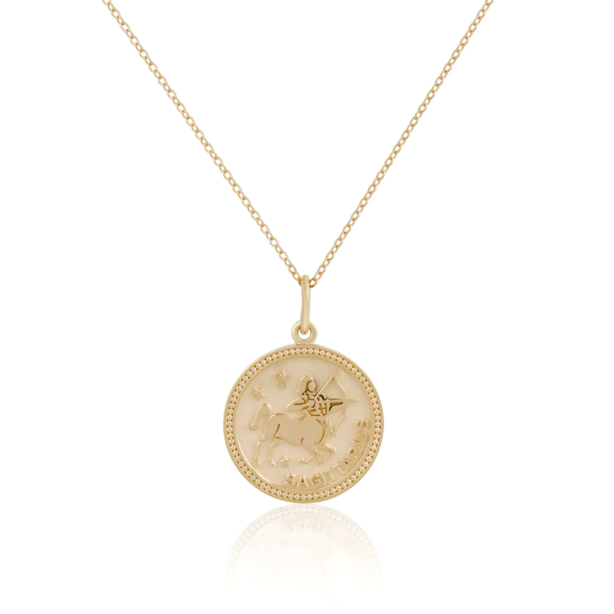 14k Fine Zodiac Necklace