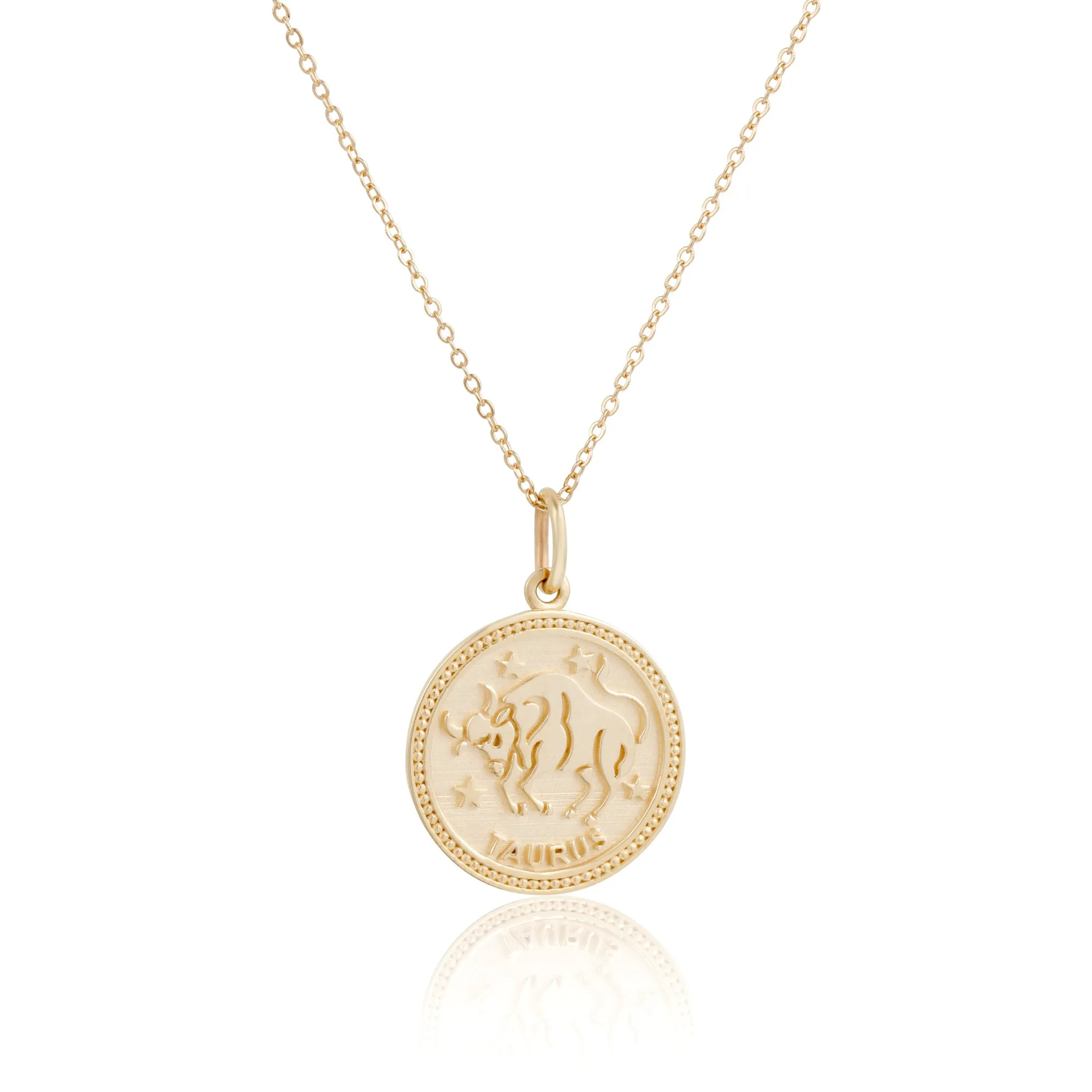 14k Fine Zodiac Necklace