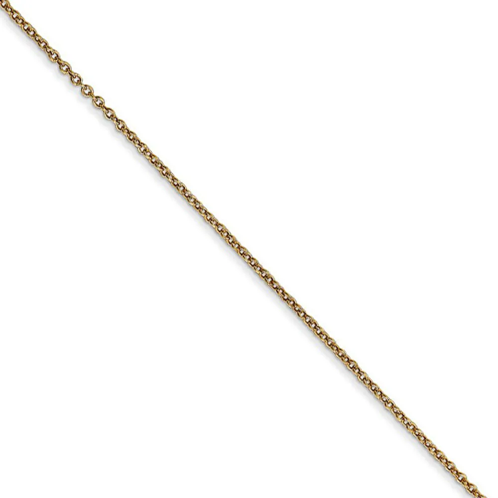 14k Yellow Gold Key to My Heart Necklace