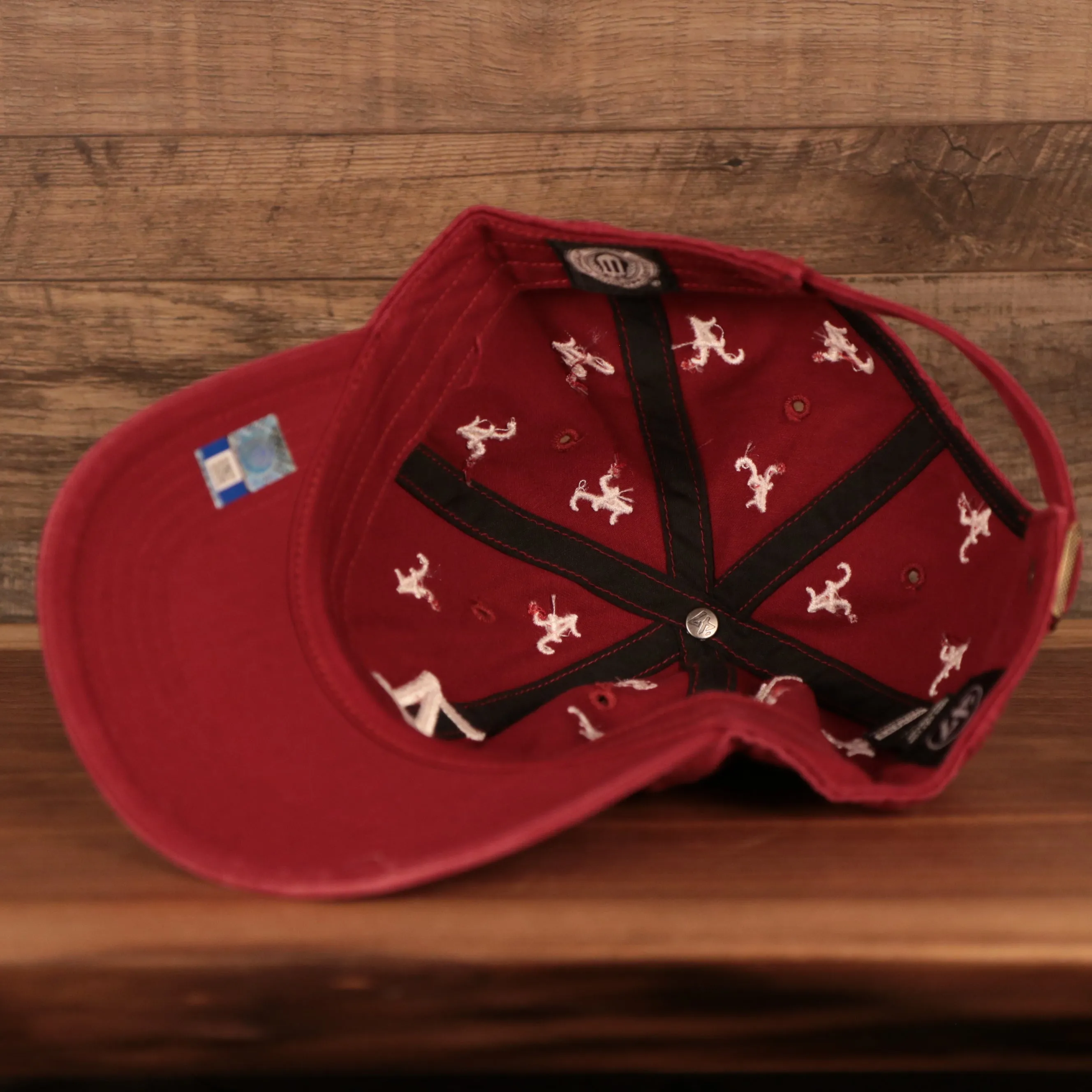 47 BRAND | ALABAMA CRIMSON TIDE | CONFETTI MULTI PATCH | DAD HAT | RED | OSFM