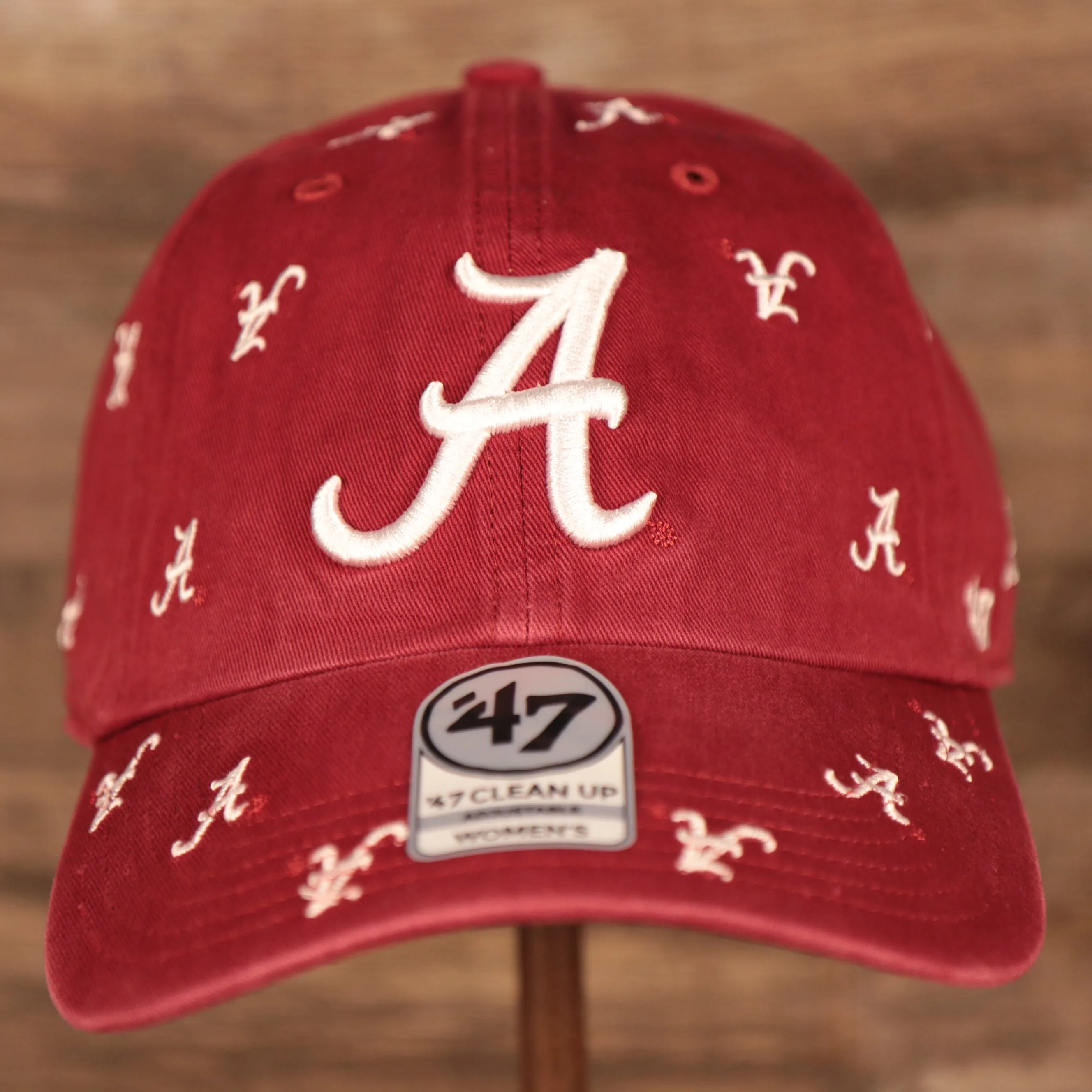 47 BRAND | ALABAMA CRIMSON TIDE | CONFETTI MULTI PATCH | DAD HAT | RED | OSFM