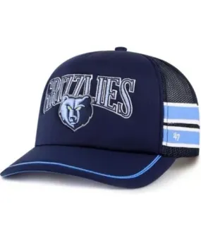 '47 Men's NBA Memphis Grizzlies Sidebrand Stripes Trucker Adjustable Hat