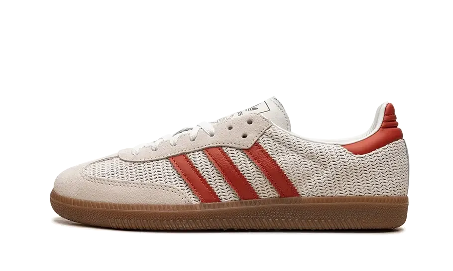 Adidas Samba OG Crystal White Preloved Red