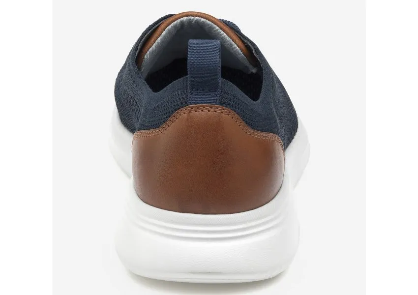 Amherst Navy Knit Lace-Up Sneaker