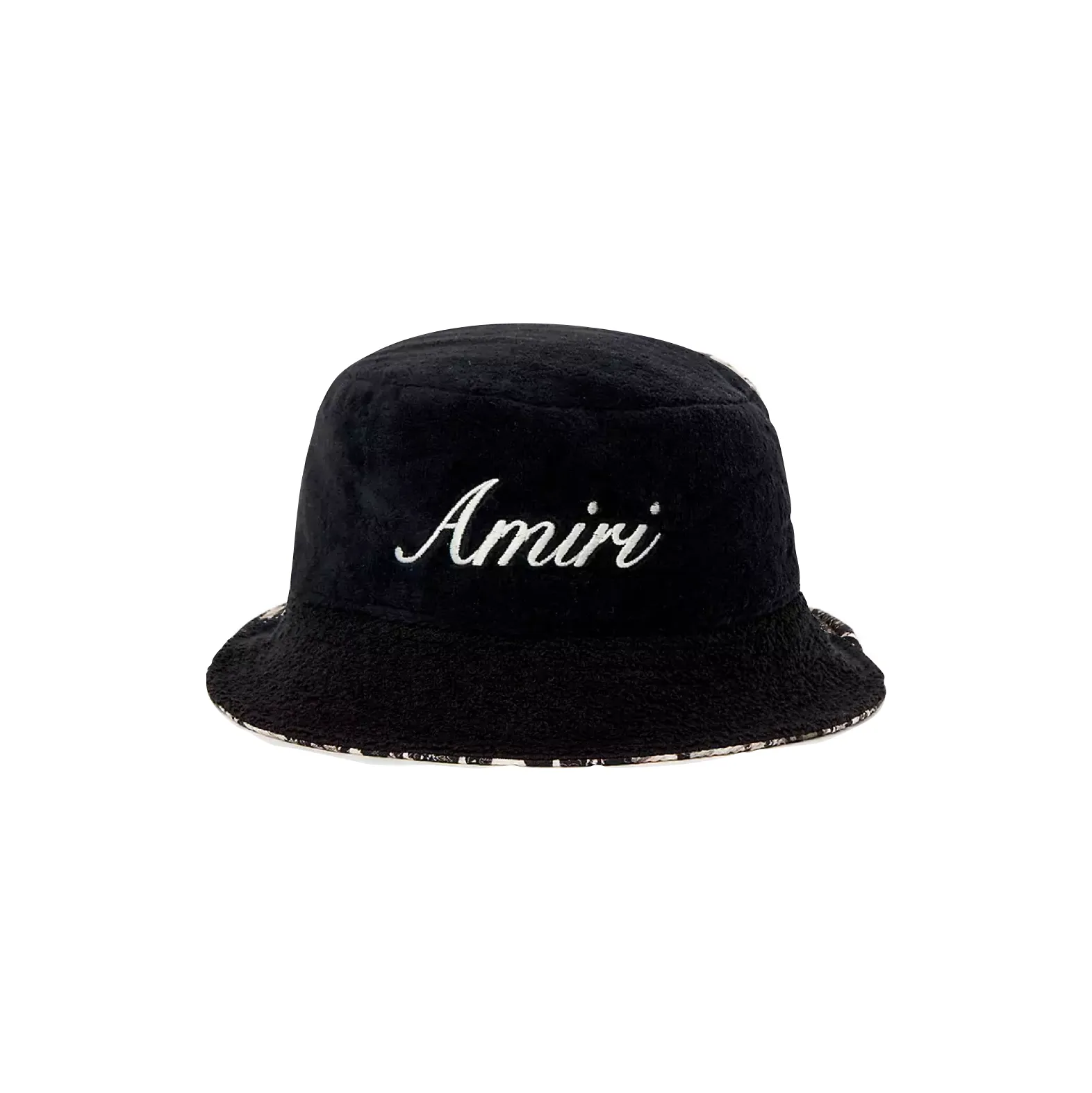 AMIRI BANDANA REVERSIBLE BUCKET HAT - BLACK