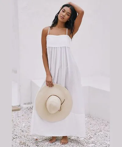 Anthropologie Sleeveless A-Line Maxi Dress