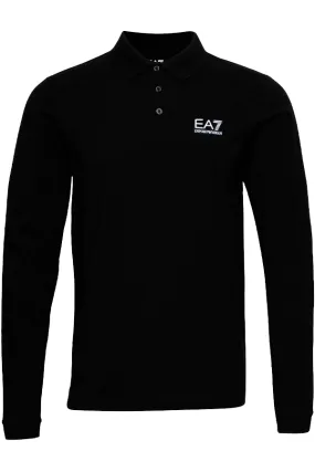 Armani EA7 Core L/S Polo Black