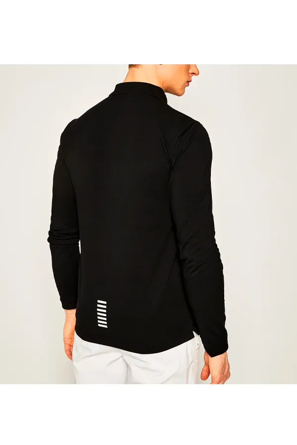 Armani EA7 Core L/S Polo Black