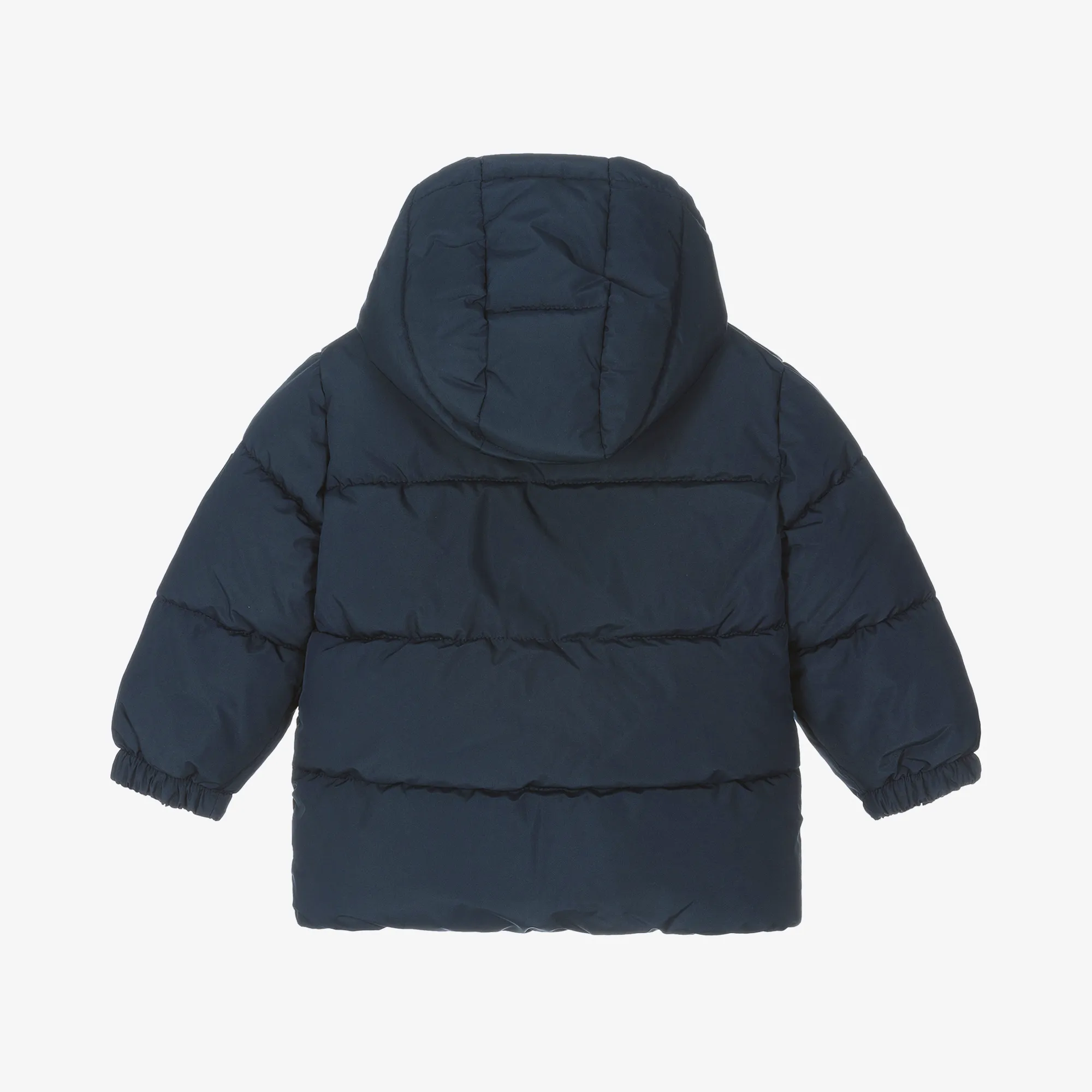 Baby Boys Blue Hooded Puffer Coat