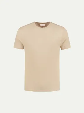 Beige Linen T-shirt