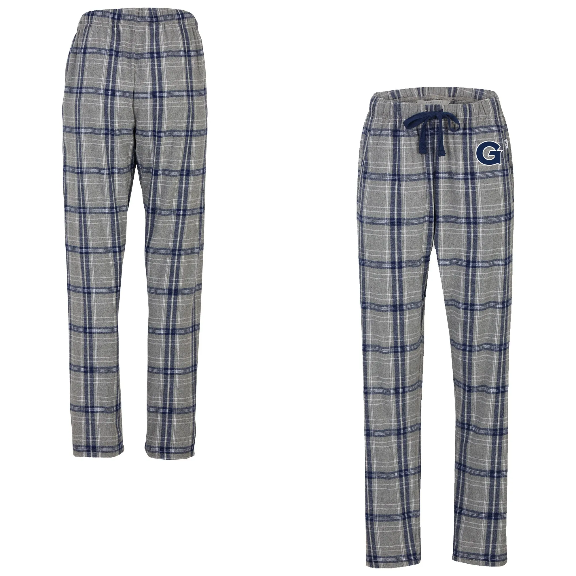 Boxercraft Georgetown Hoyas Women's  Gray Haley Flannel Pants