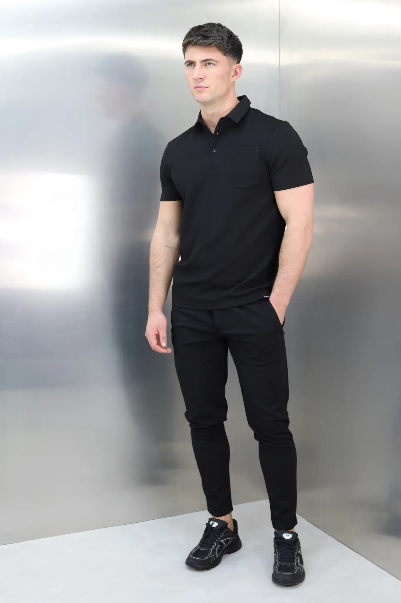 Capo TWIST Polo Shirt - Black