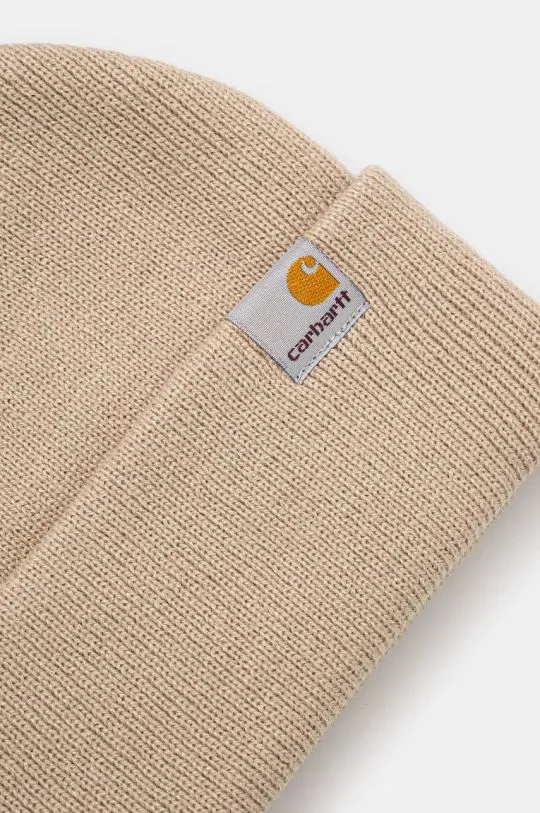 Carhartt WIP beanie Stratus Hat Low beige color I025741.G1XX