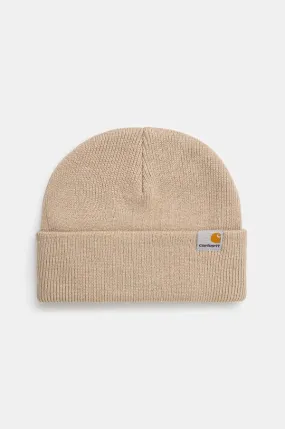 Carhartt WIP beanie Stratus Hat Low beige color I025741.G1XX