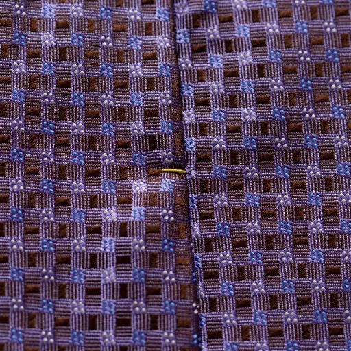 Checked Silk Tie