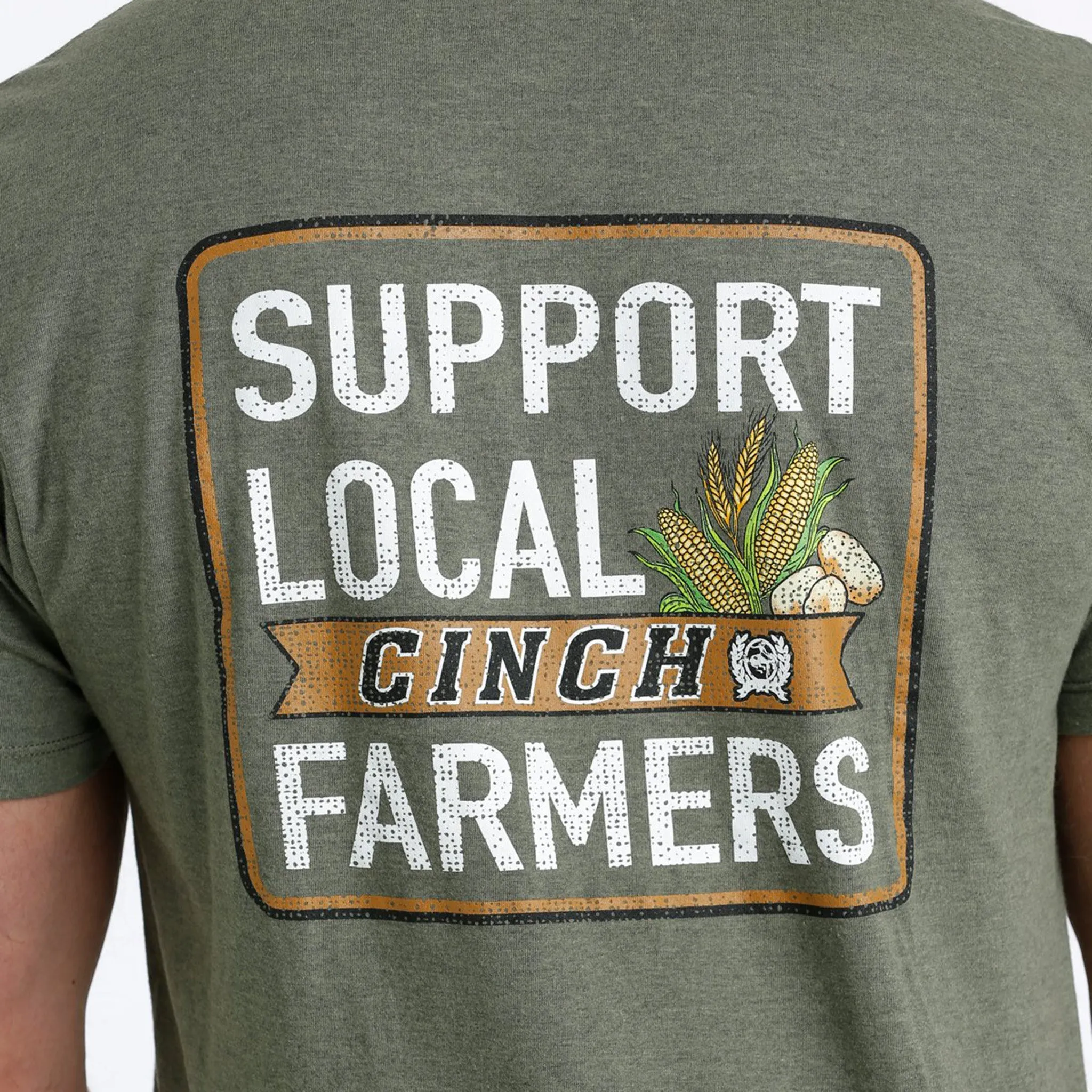 Cinch Men's Olive Cinch Tee