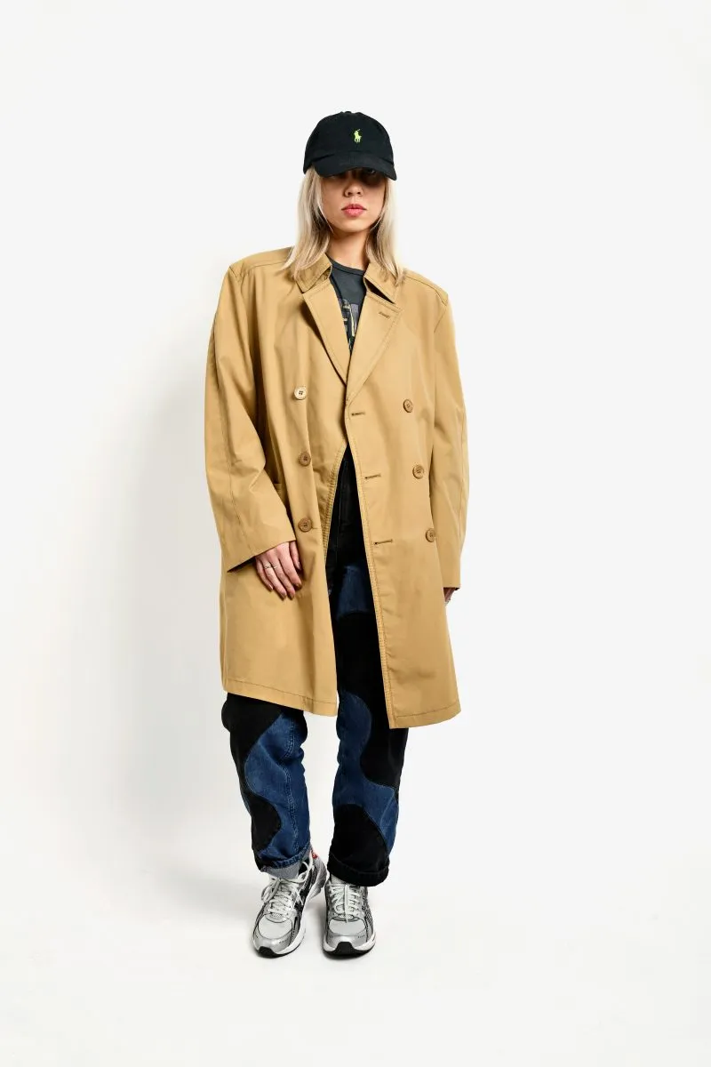 Classic 90s brown trench coat