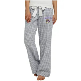 Concepts Sport ECU Pirates Women's Gray/White Tradition Lightweight Lounge Pants