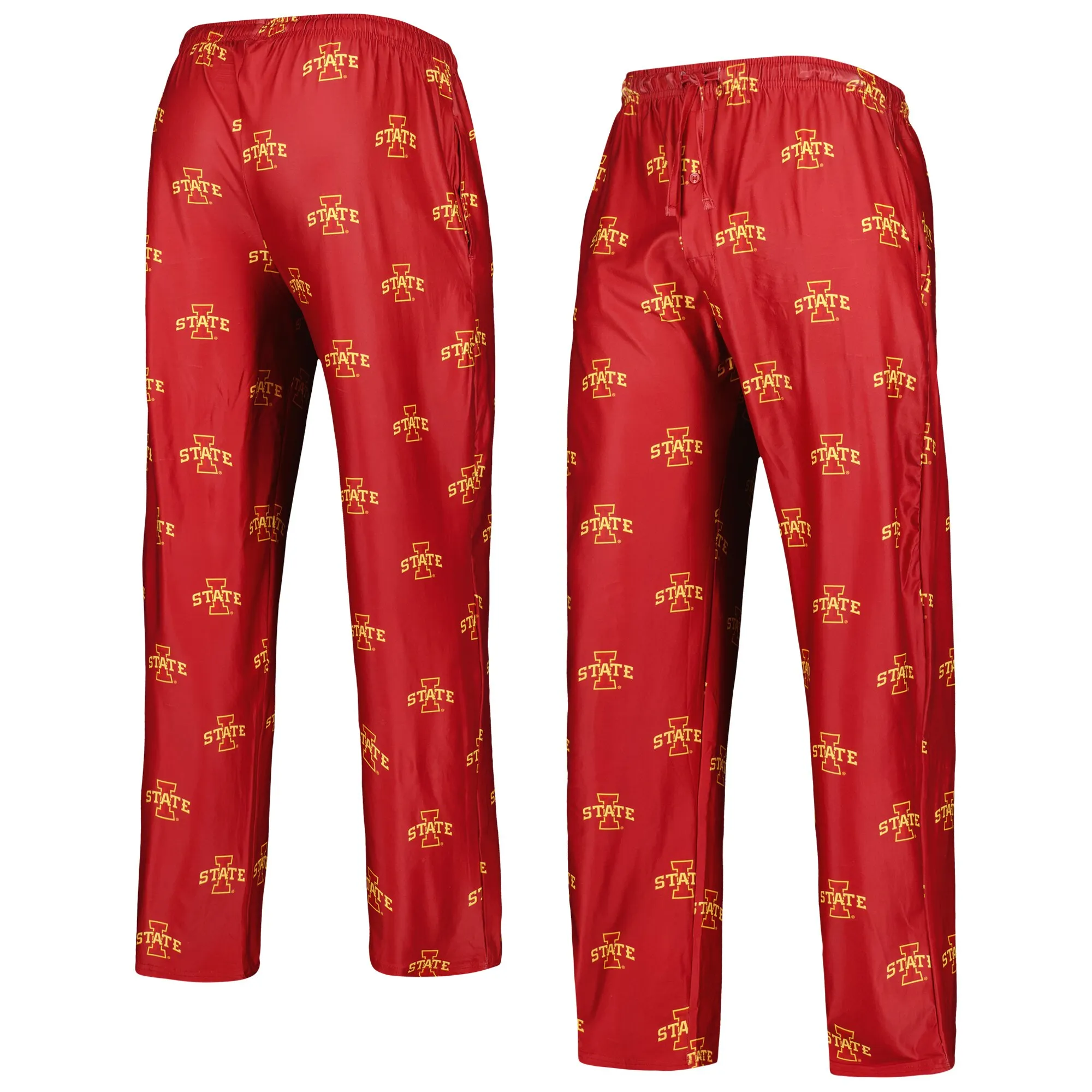 Concepts Sport Iowa State Cyclones Cardinal Logo Flagship Allover Print Pants