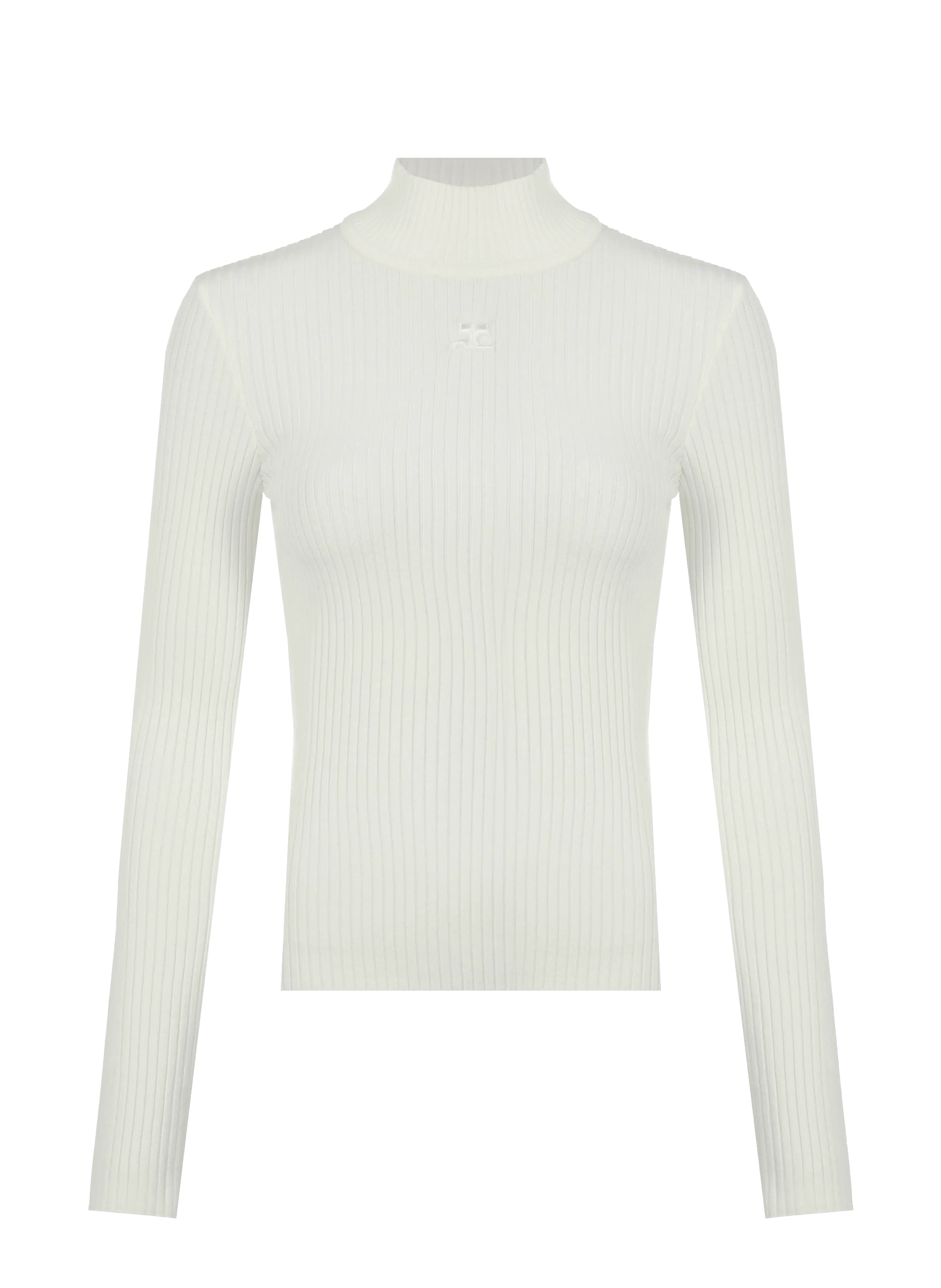 COURRÈGES  Reedition knit jumper - White