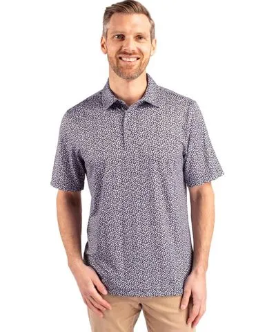 Cutter & Buck Big & Tall Cutter Buck Pike Magnolia Print Stretch Polo Shirt