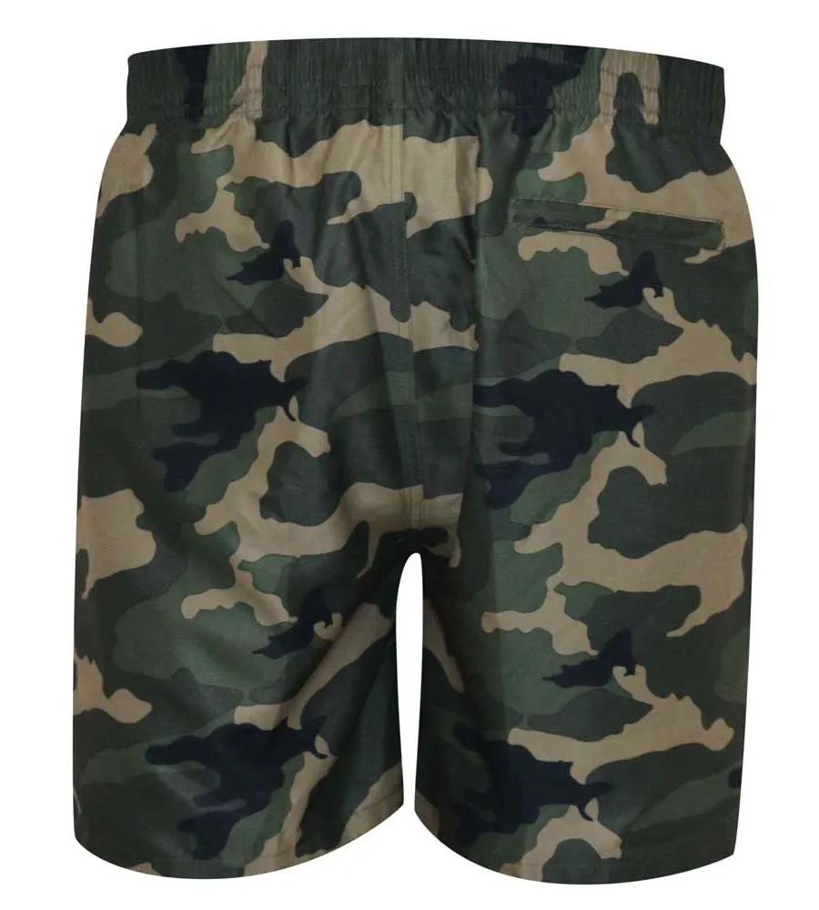 D555 Big Mens Camouflage Printed Swim Shorts (KODY)