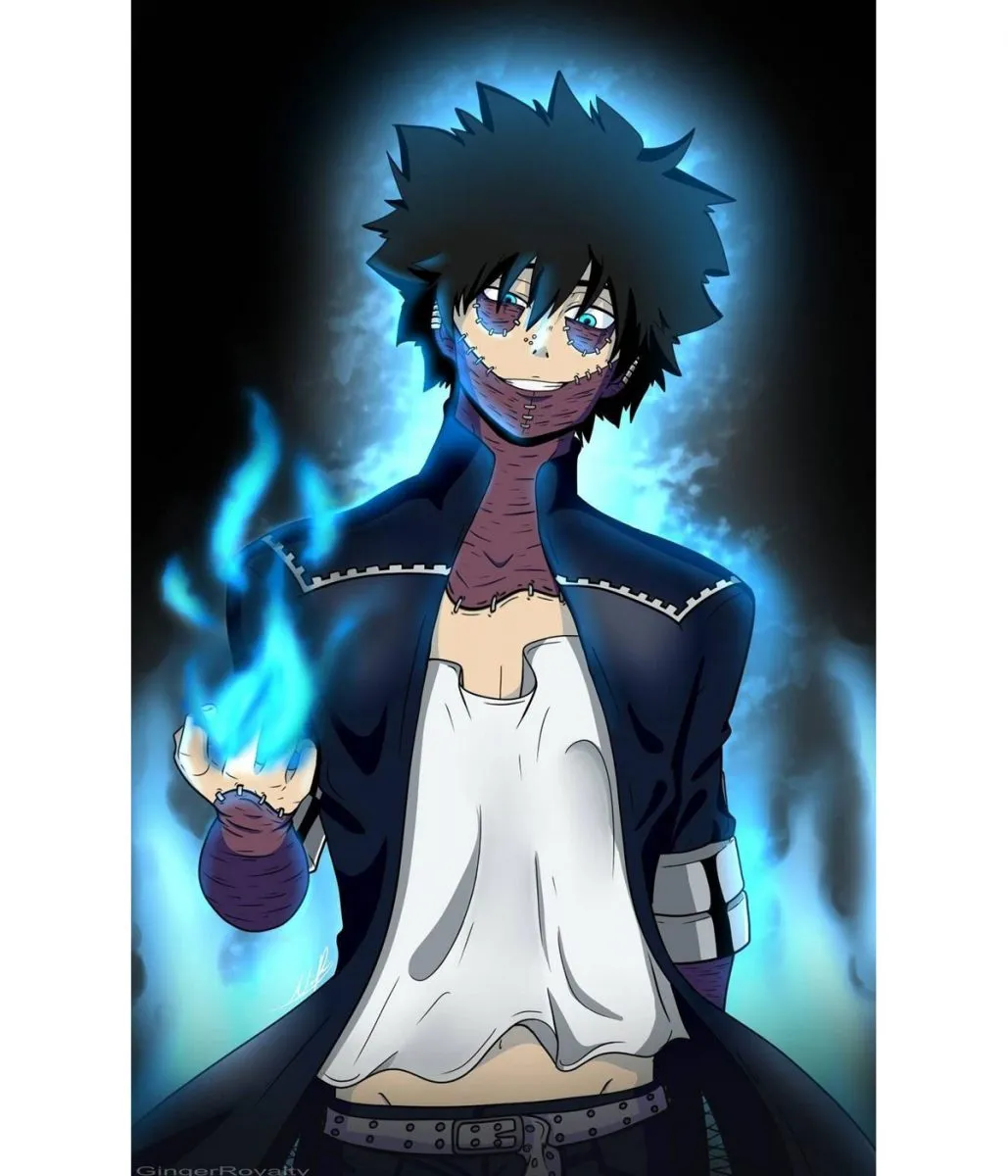 Dabi My Hero Academia Leather Coat