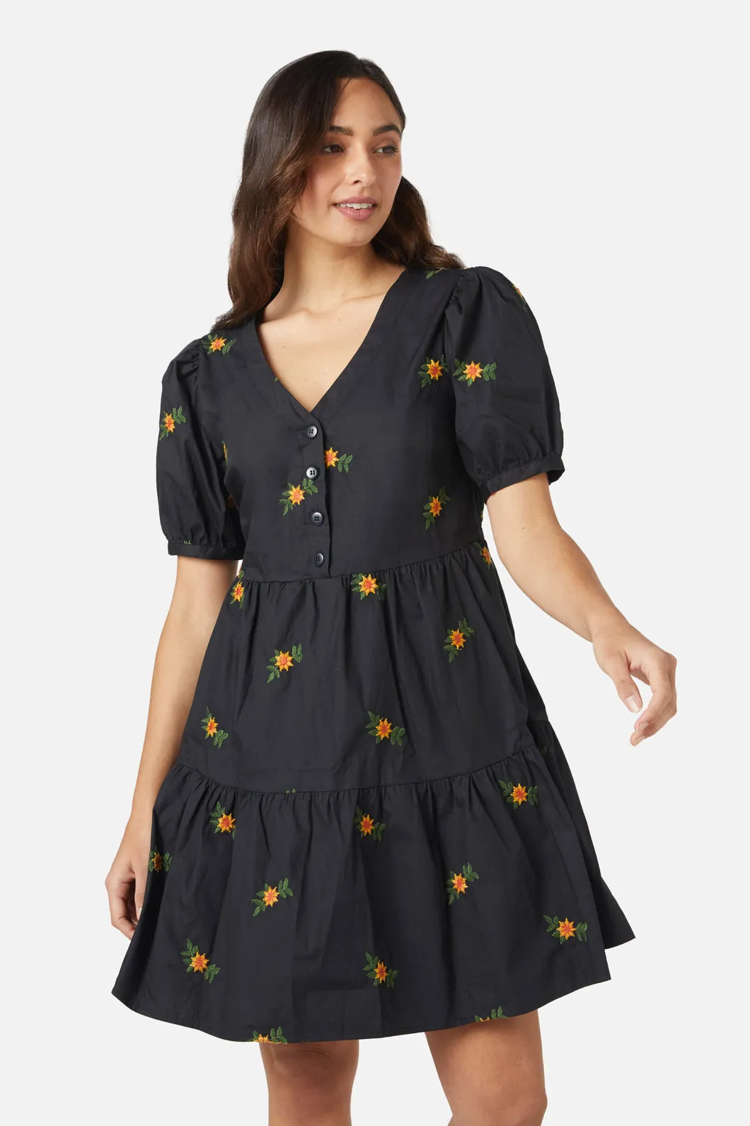 Fleur Embroidered Dress