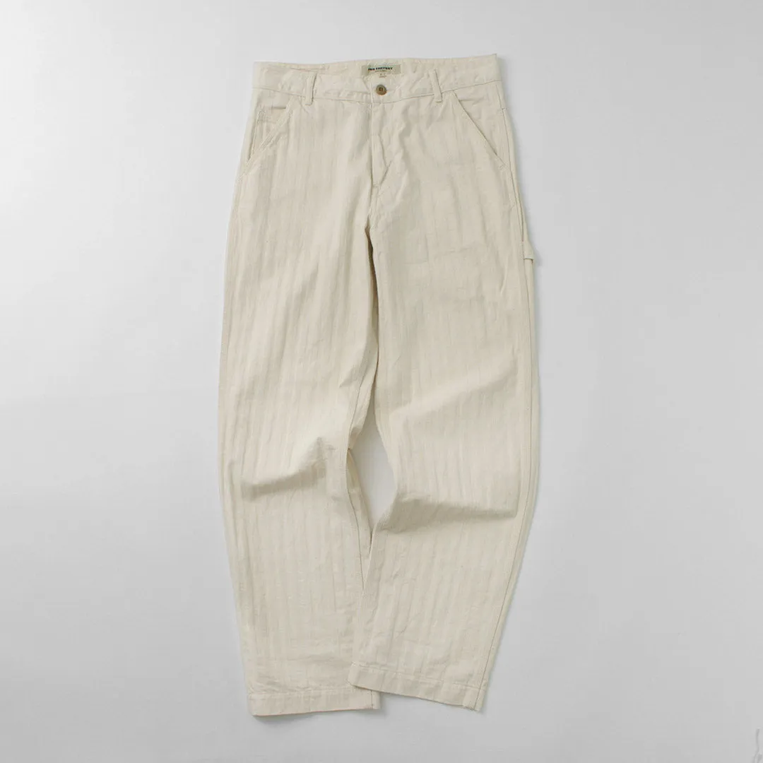 FOB FACTORY（FOBファクトリー） F0485 HBT ペインターパンツ / メンズ ヘリンボーン ワーク ワイド 日本製 PAINTER PANTS