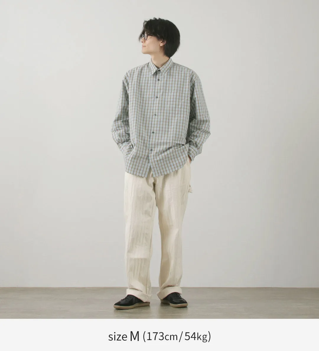 FOB FACTORY（FOBファクトリー） F0485 HBT ペインターパンツ / メンズ ヘリンボーン ワーク ワイド 日本製 PAINTER PANTS