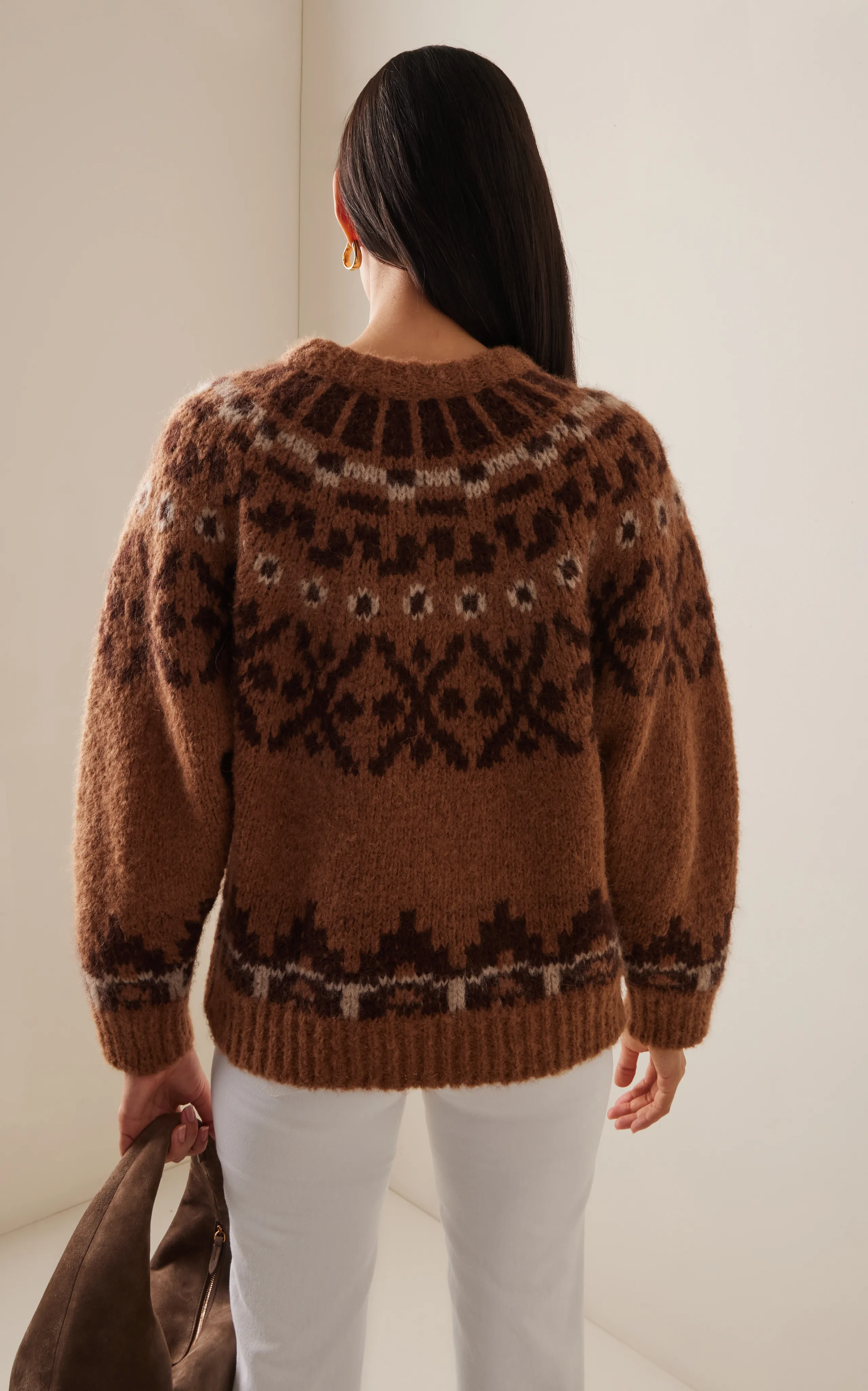 FRAME Fairisle Alpaca-Blend Sweater