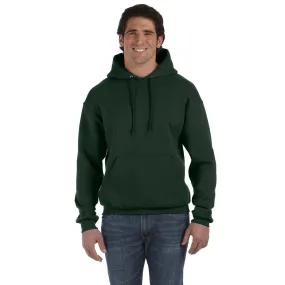 Fruit of the Loom Men's Forest Green 12 oz. Supercotton Pullover Hood