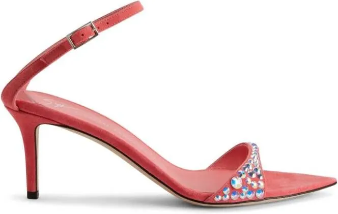 Giuseppe Zanotti Intriigo Queen rhinestone-embellished sandals Pink