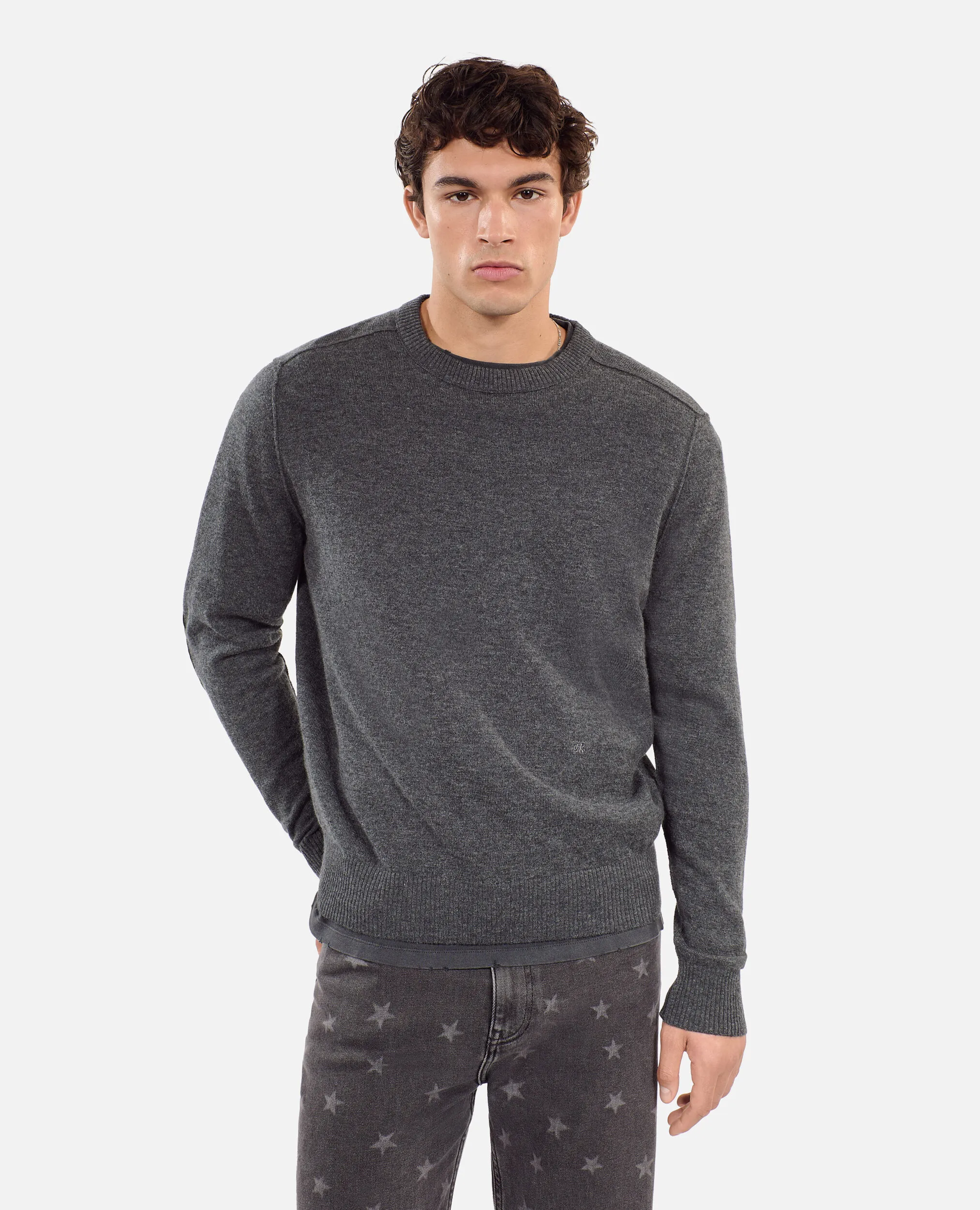 Grey wool sweater