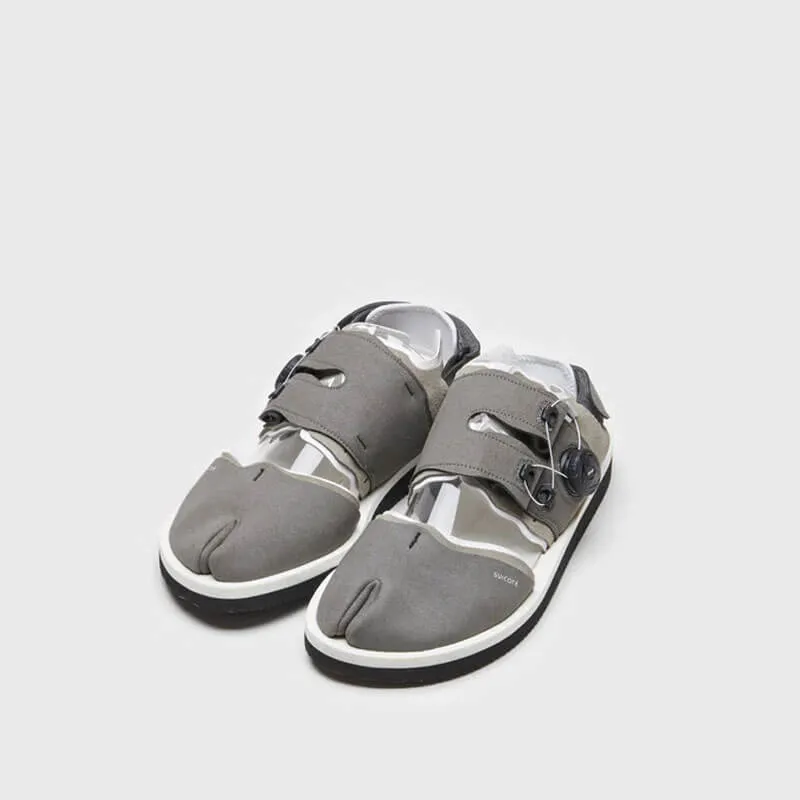 Haku-Ab Sandals - Gray x White