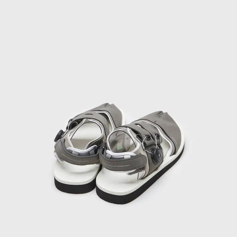 Haku-Ab Sandals - Gray x White