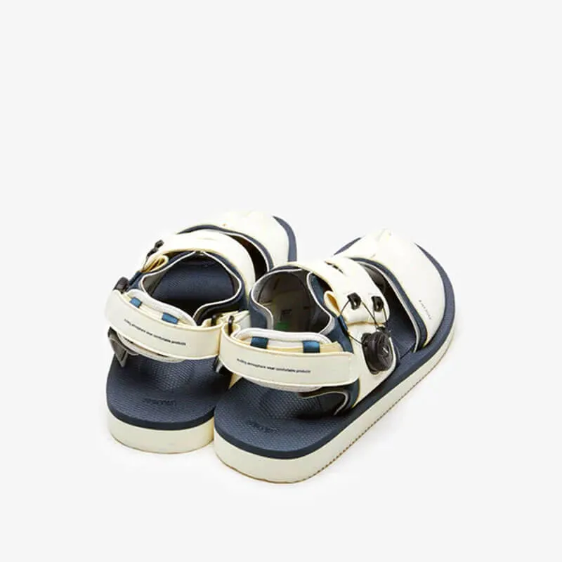 Haku-Ab Sandals - Ivory x Navy