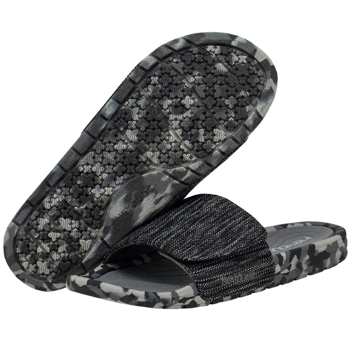 Hey Dude Mens Phoenix Sox Slide Sandals- Dark Quarry Camo