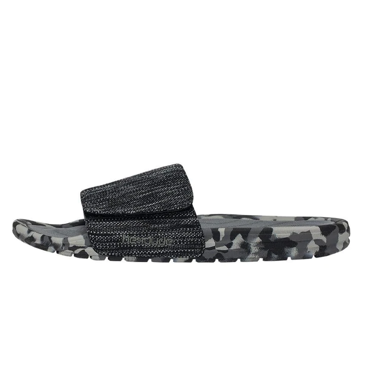 Hey Dude Mens Phoenix Sox Slide Sandals- Dark Quarry Camo