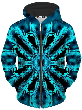 Hidden Eye Unisex Zip-Up Hoodie