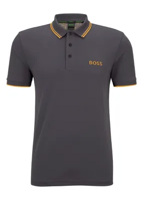 Hugo Boss Paddy Pro Contrast Polo Dark Grey