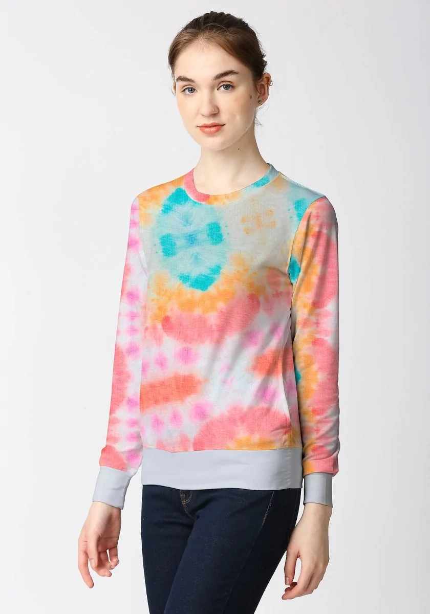 Ice Tie Dye Women Sweatshirt