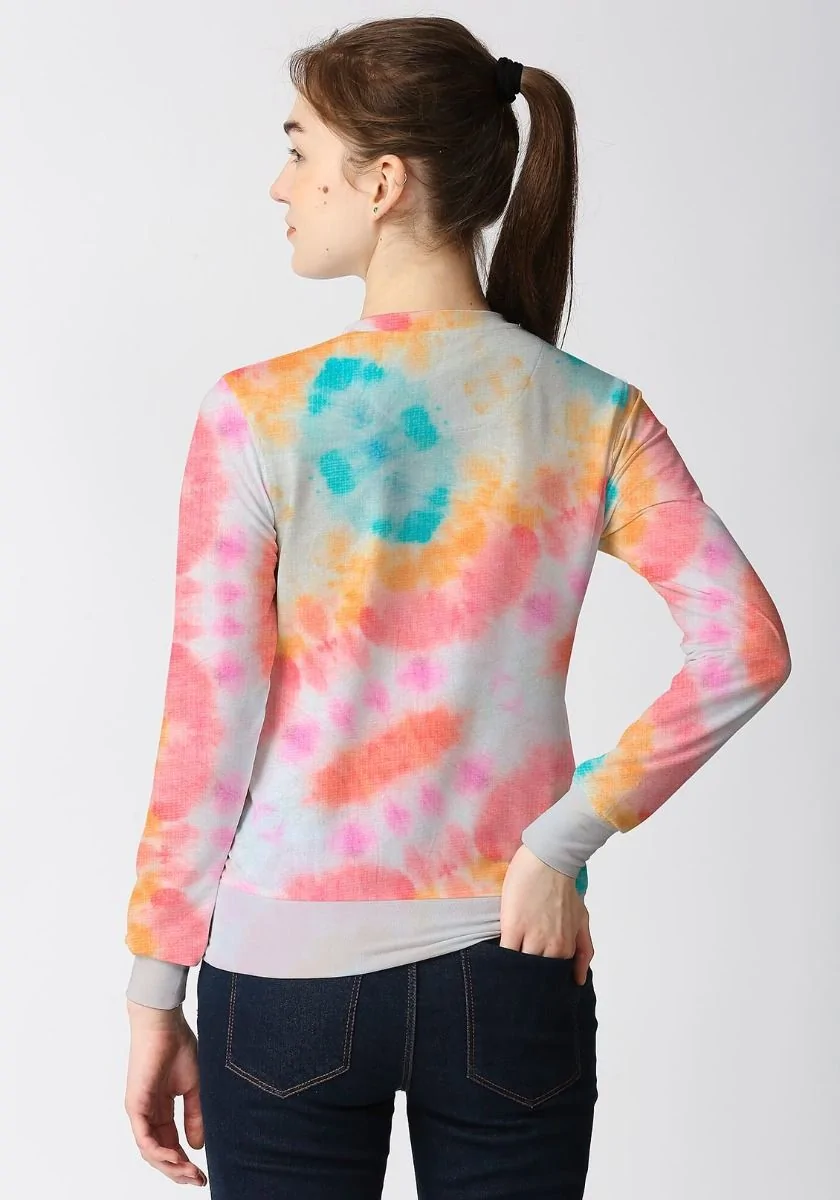 Ice Tie Dye Women Sweatshirt