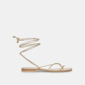 IVETTE SANDALS GOLD METALLIC STELLA– Dolce Vita 6890740088898