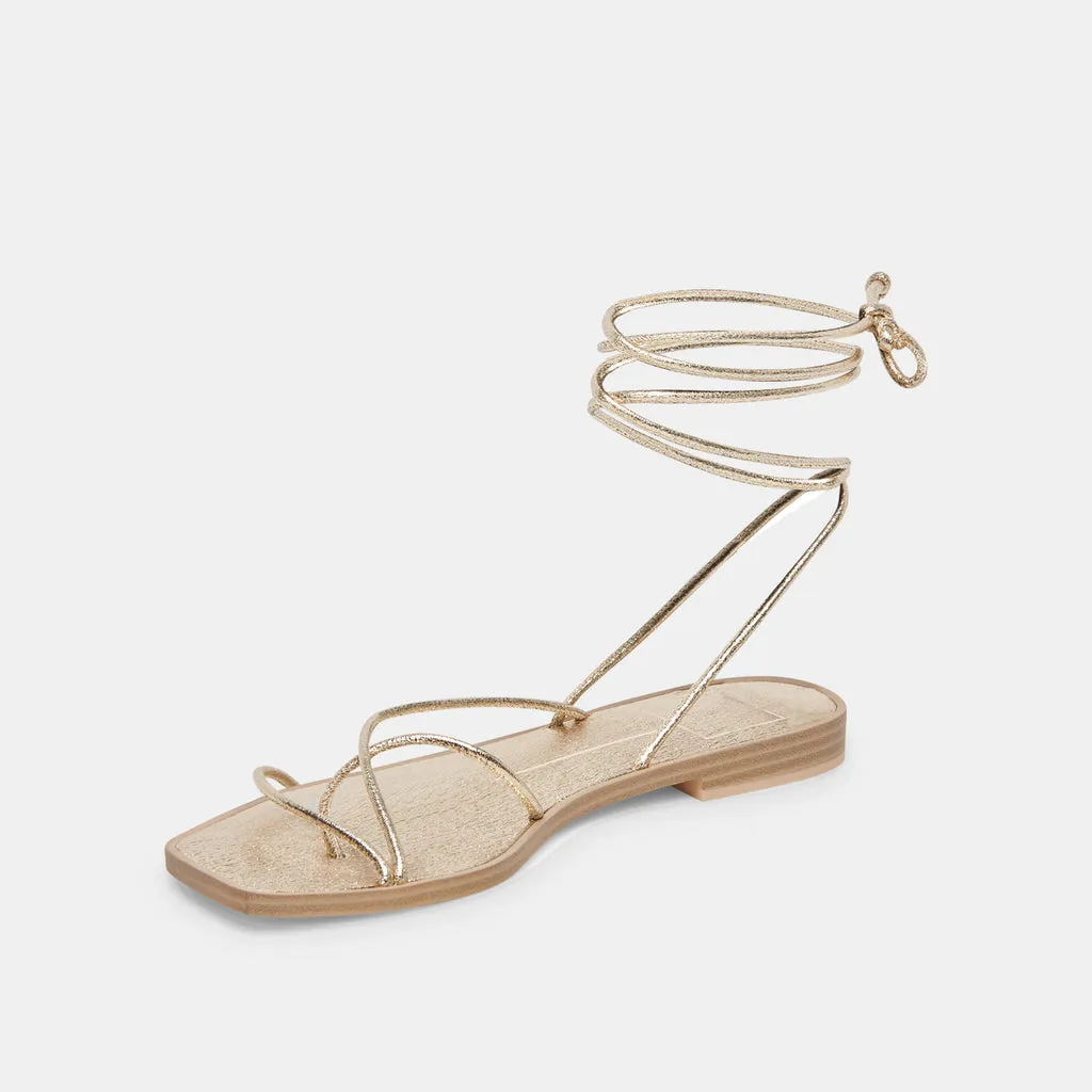 IVETTE SANDALS GOLD METALLIC STELLA– Dolce Vita 6890740088898