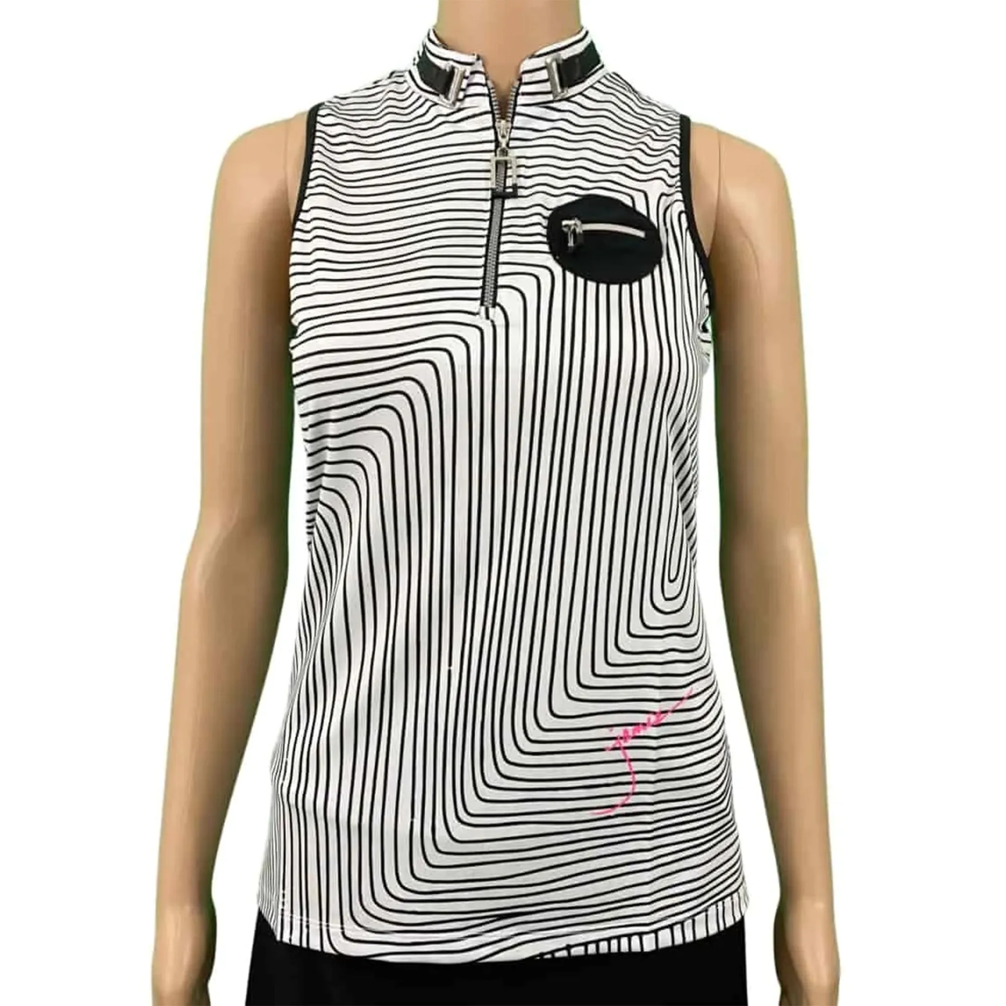 Jamie Sadock Sleeveless Ziggy Polo