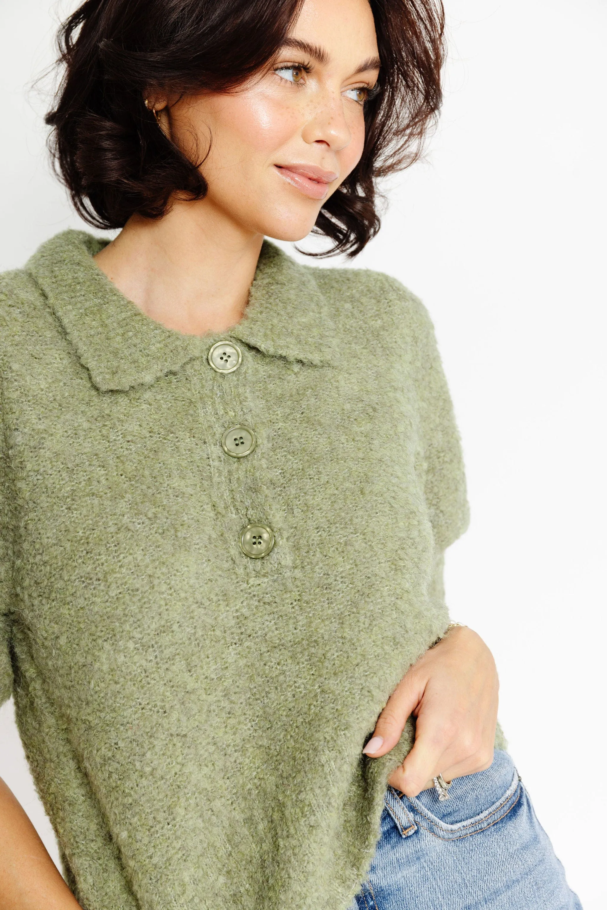 Jolee Sweater in Olive