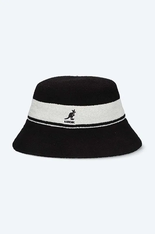 Kangol hat Bermuda Bucket black color