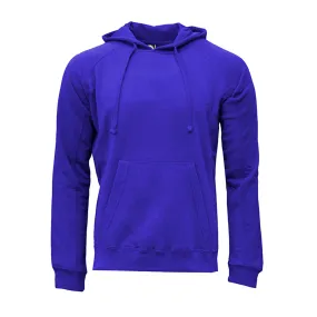 Key Fleece Pullover Hoodie - Unisex Size Large Royal Blue